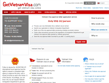 Tablet Screenshot of getvietnamvisa.com